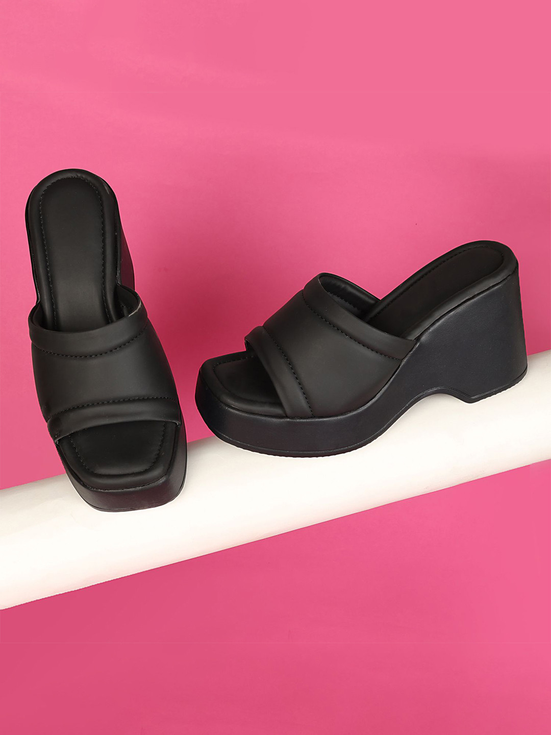 Commander Shoes Women Open Toe Wedge Heel Sandals
