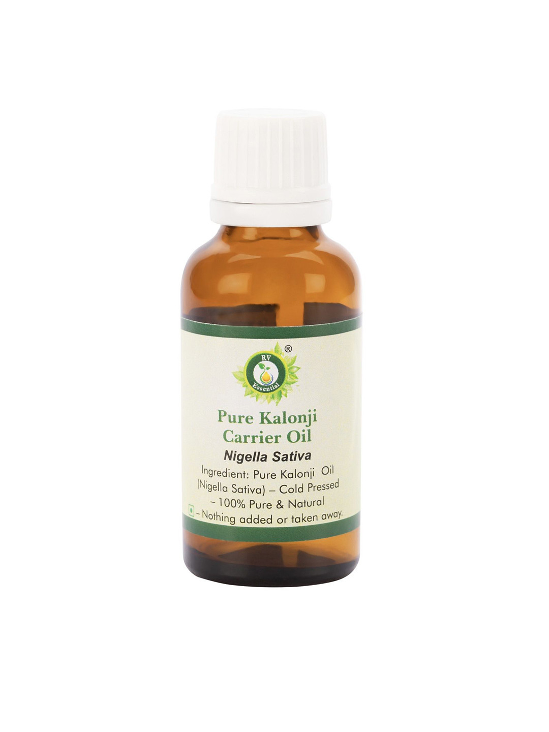 R V Essential Pure Kalonji Alcohol Free Carrier Oil - 10 ml