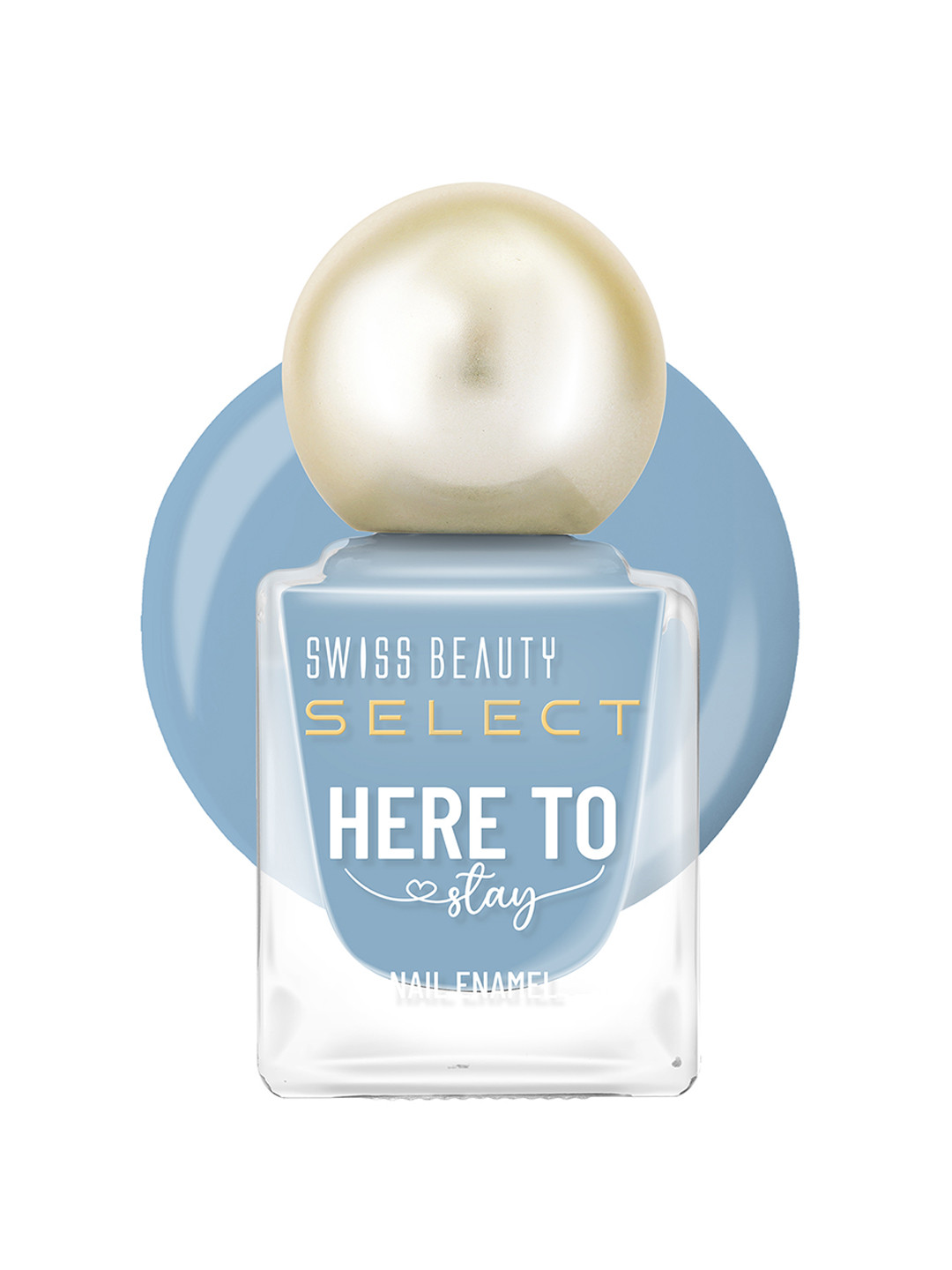 SWISS BEAUTY Here To Stay Waterproof Nail Enamel 12ml -  Cadet Teal 13