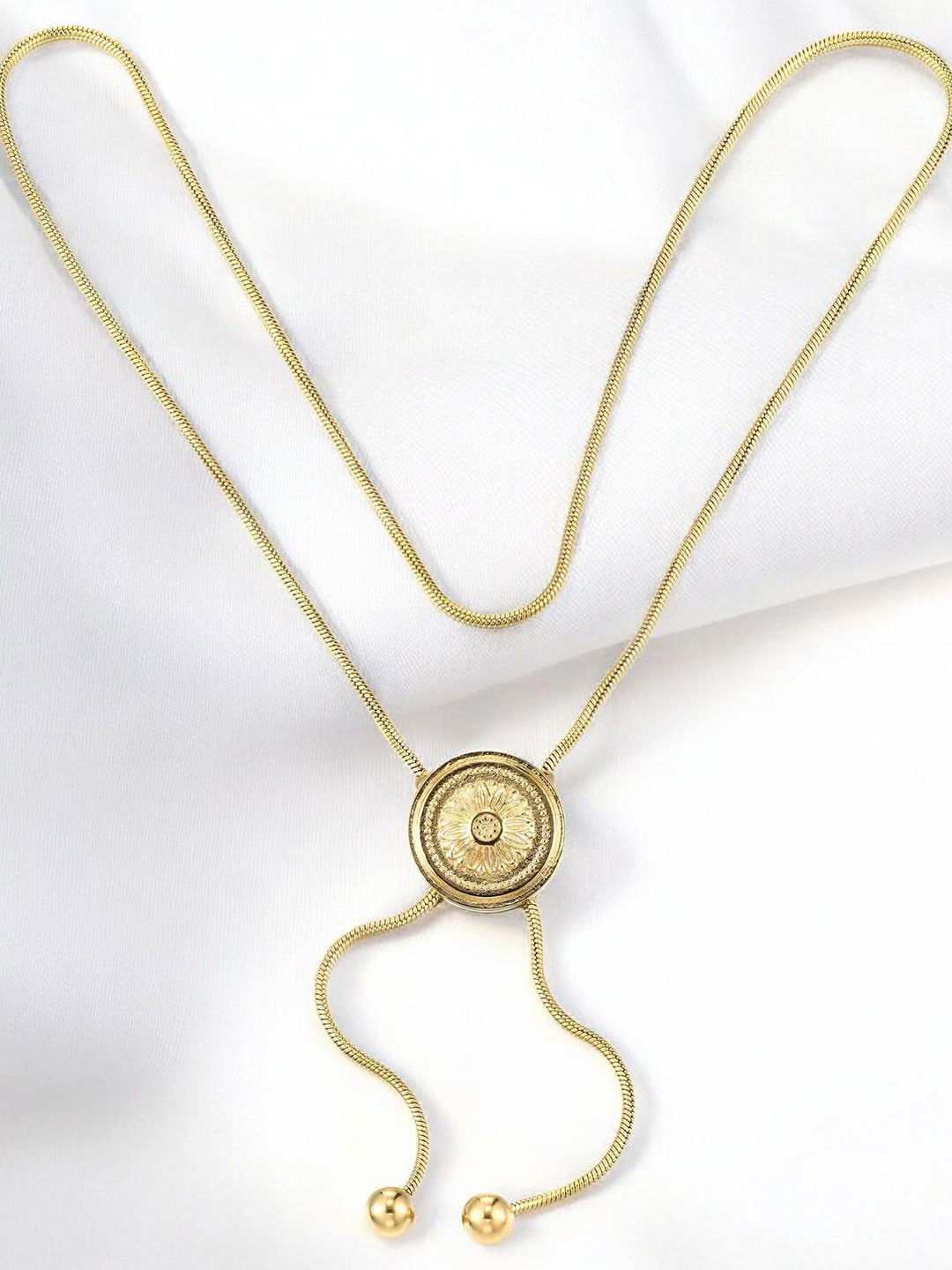 Aiza 18KT Gold Plated Gilded Emblem Necklace