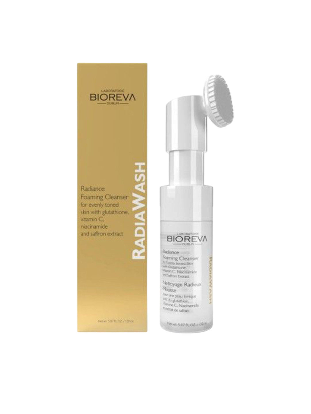 Bioreva Radiance Foaming Cleanser With Glutathione & Vitamin C - 150 ml