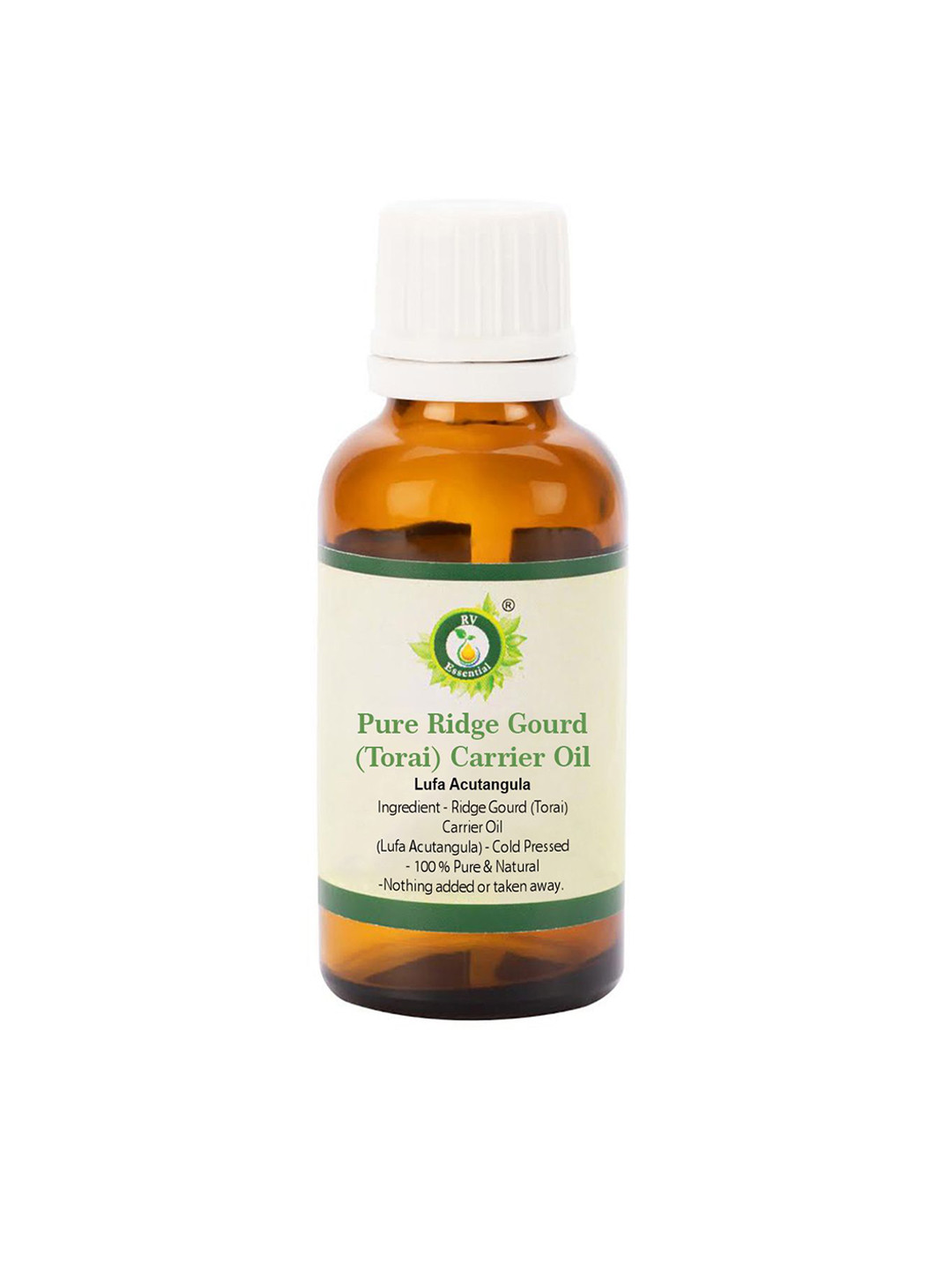 R V Essential Pure Ridge Gourd (Torai) Carrier Oil - 10 ml