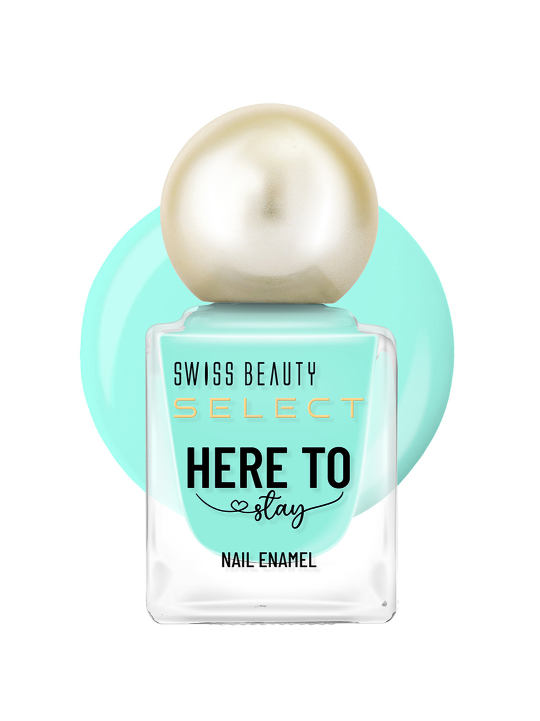 SWISS BEAUTY Here To Stay Waterproof Nail Enamel 12ml -  Pepper Mint 10