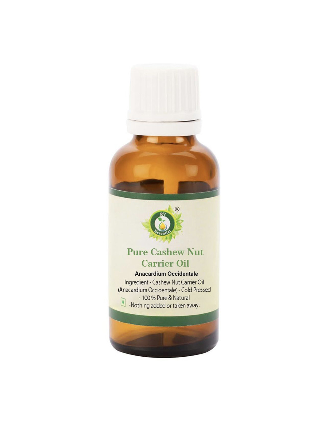R V Essential Pure Cashew Nut Alcohol Free Carrier Oil - 50 ml