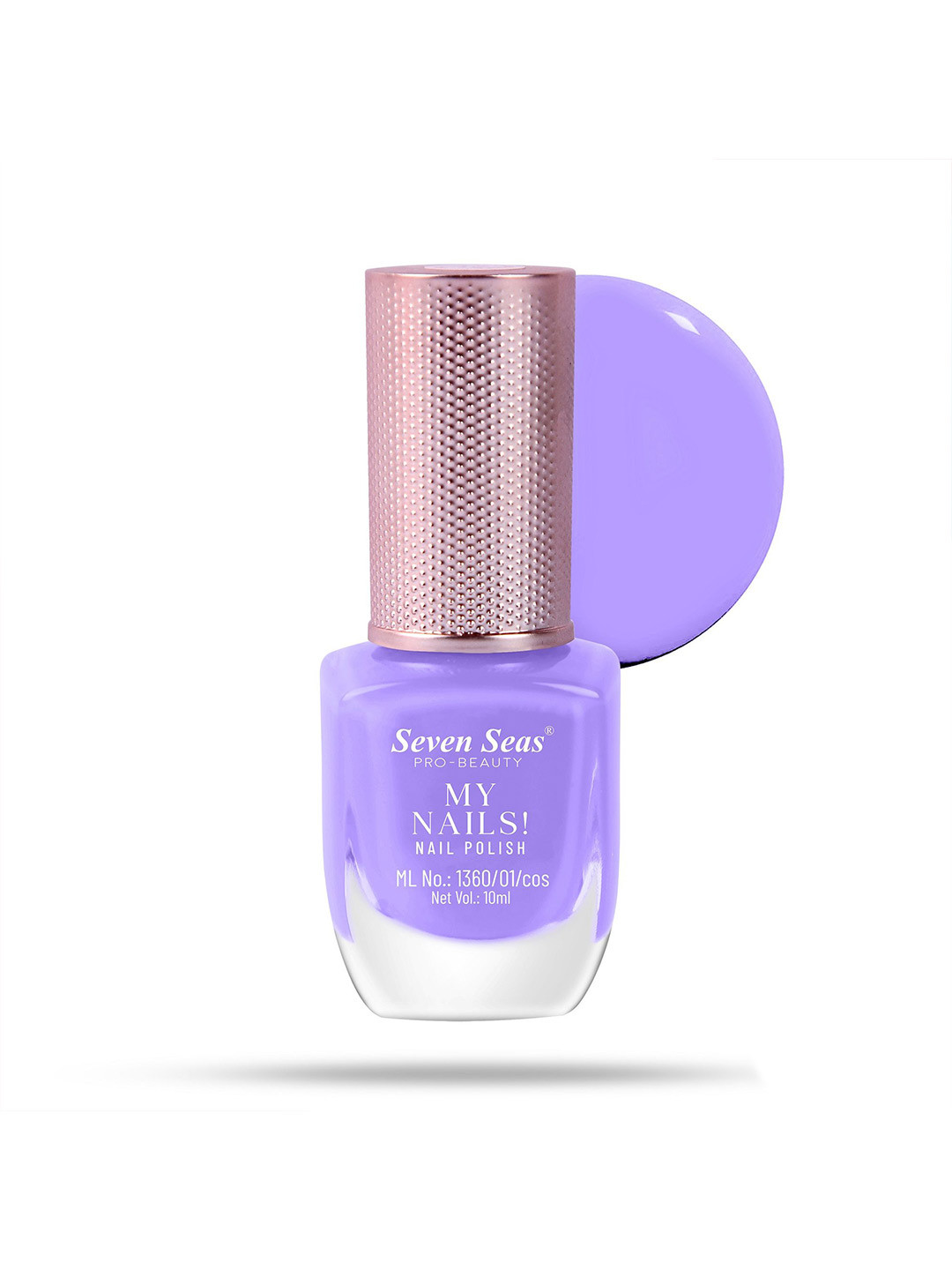 Seven Seas My Nails Pro-Beauty Long-Lasting Glossy Nail Polish - 10 ml - Lavender 363