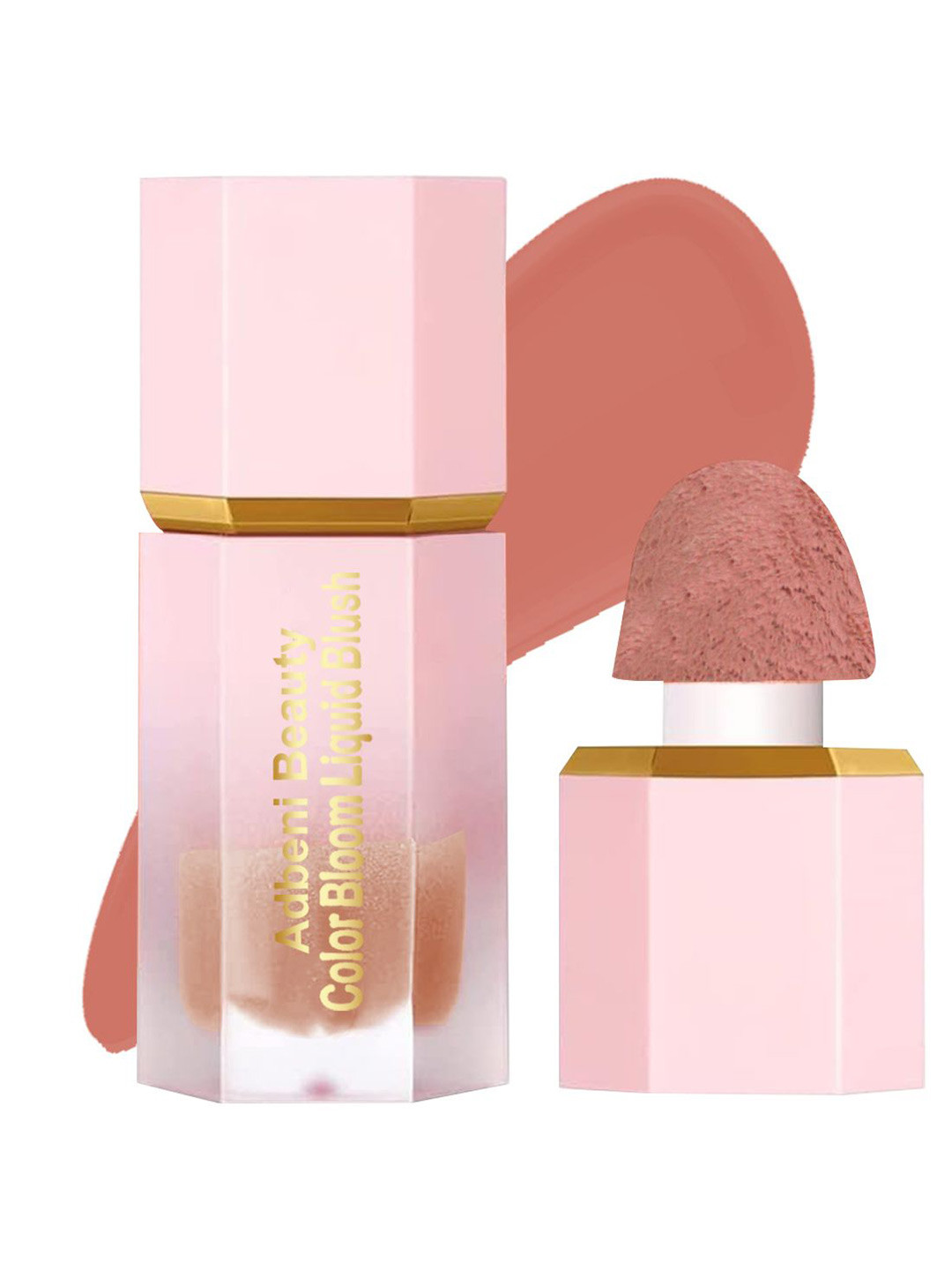 Adbeni Waterproof Color Bloom Liquid Blush With Vitamin E - 4 ml - Gulf Nude - 05