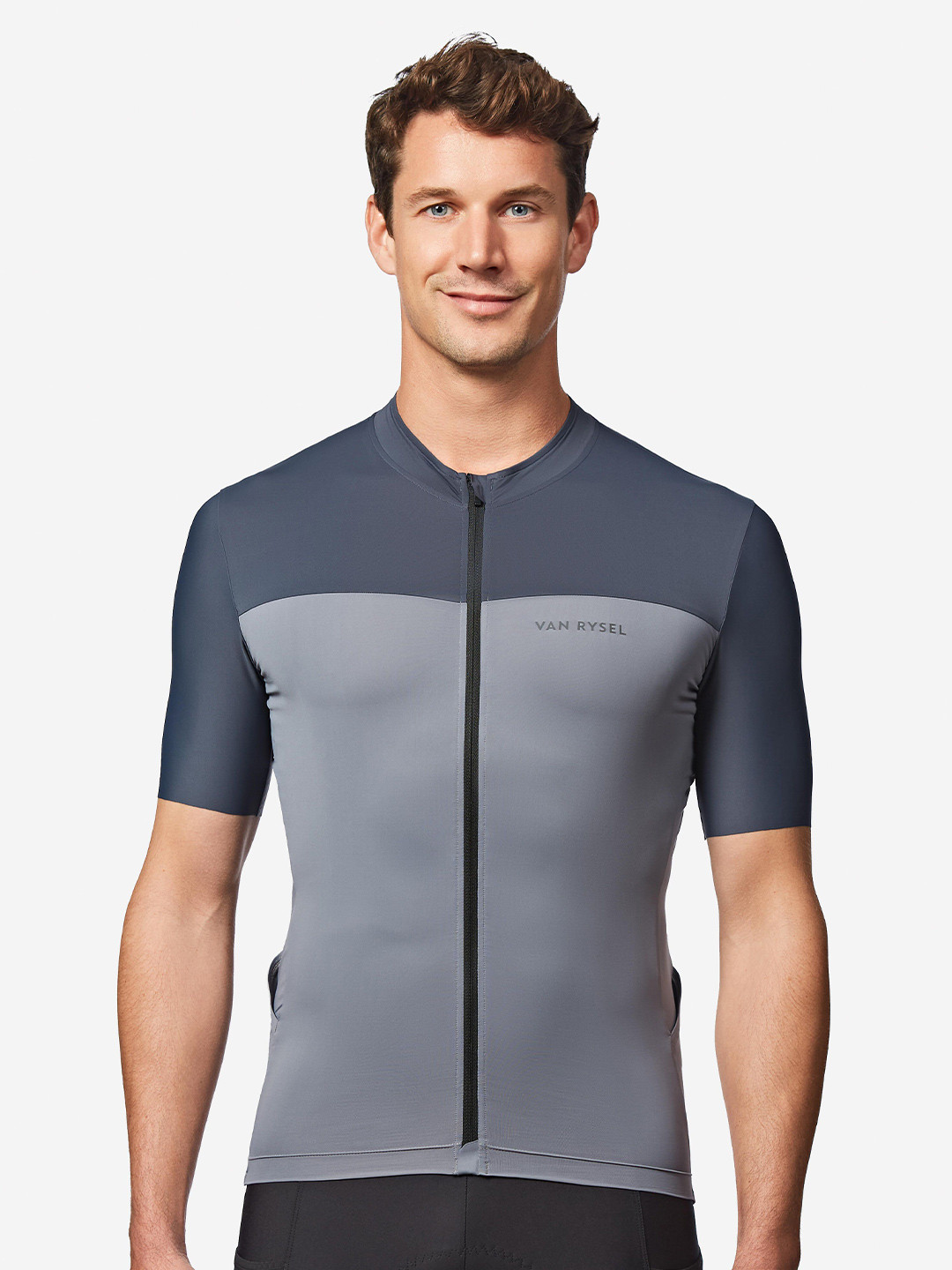 Decathlon VAN RYSEL - Mens Fitted Short-Sleeved Summer Road Bike Jersey - Edr 2