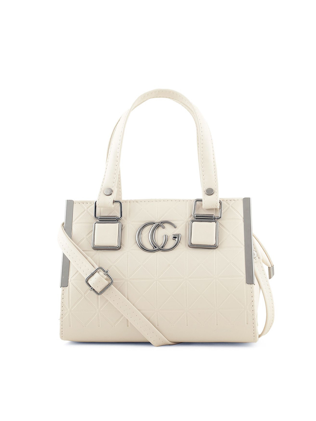 Flingo Structured Versatile Leather Handheld Bag