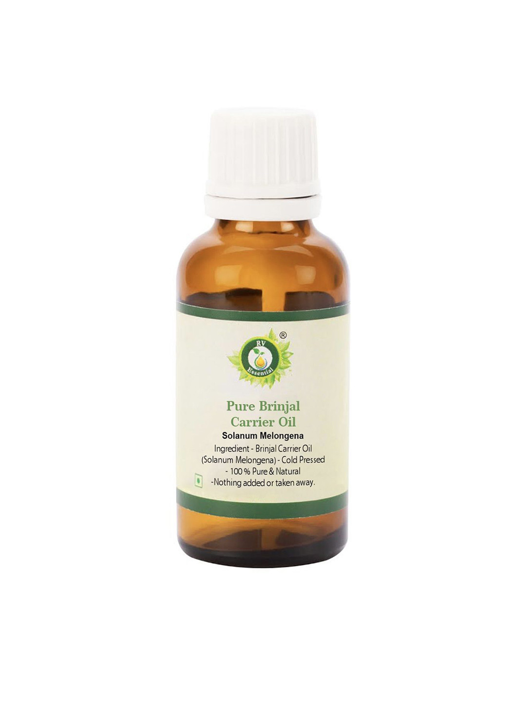 R V Essential Pure Brinjal Carrier Oil- 15 ml