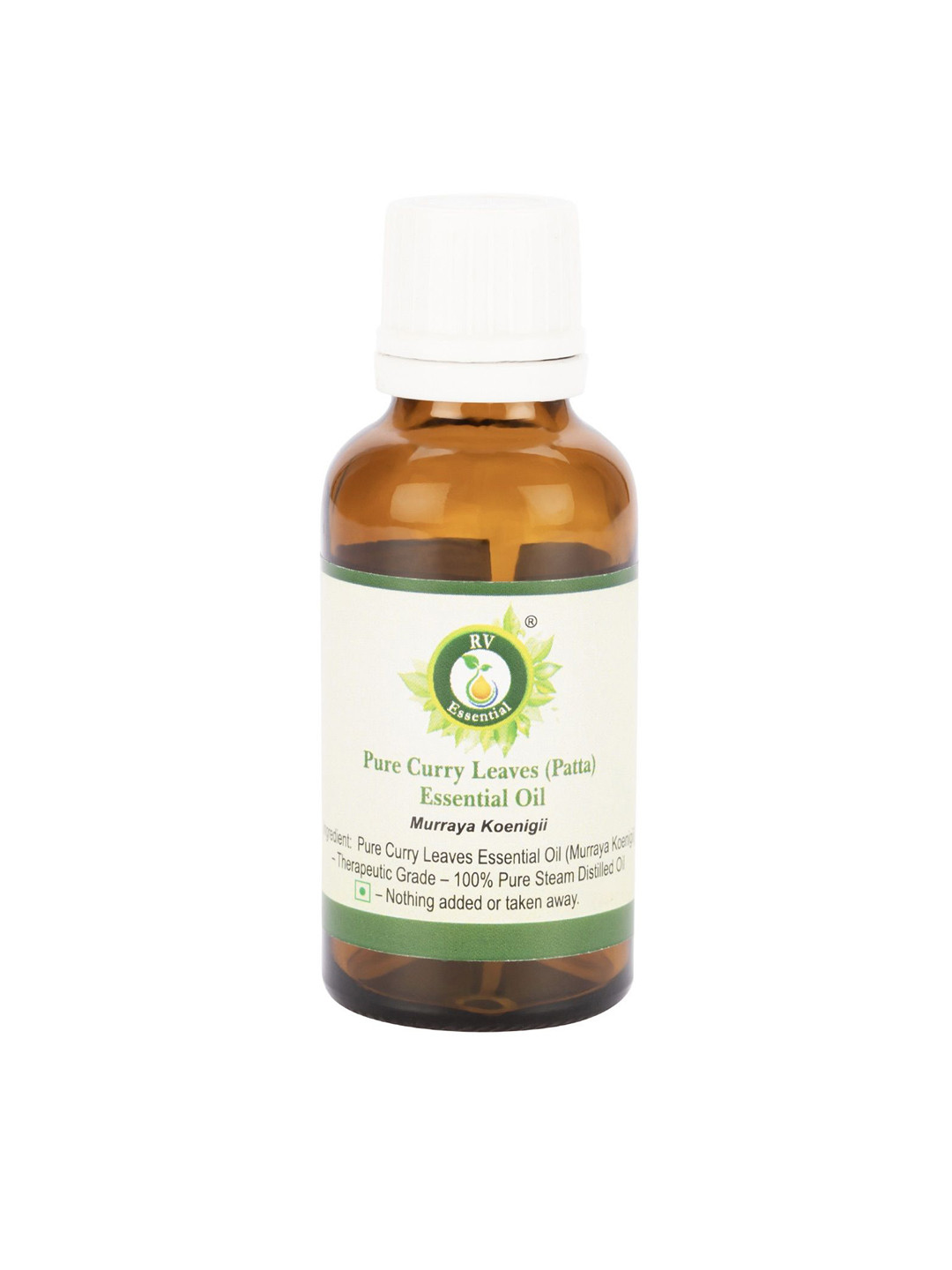 R V Essential Pure Curry Leaves Essential Oil - 10 ml