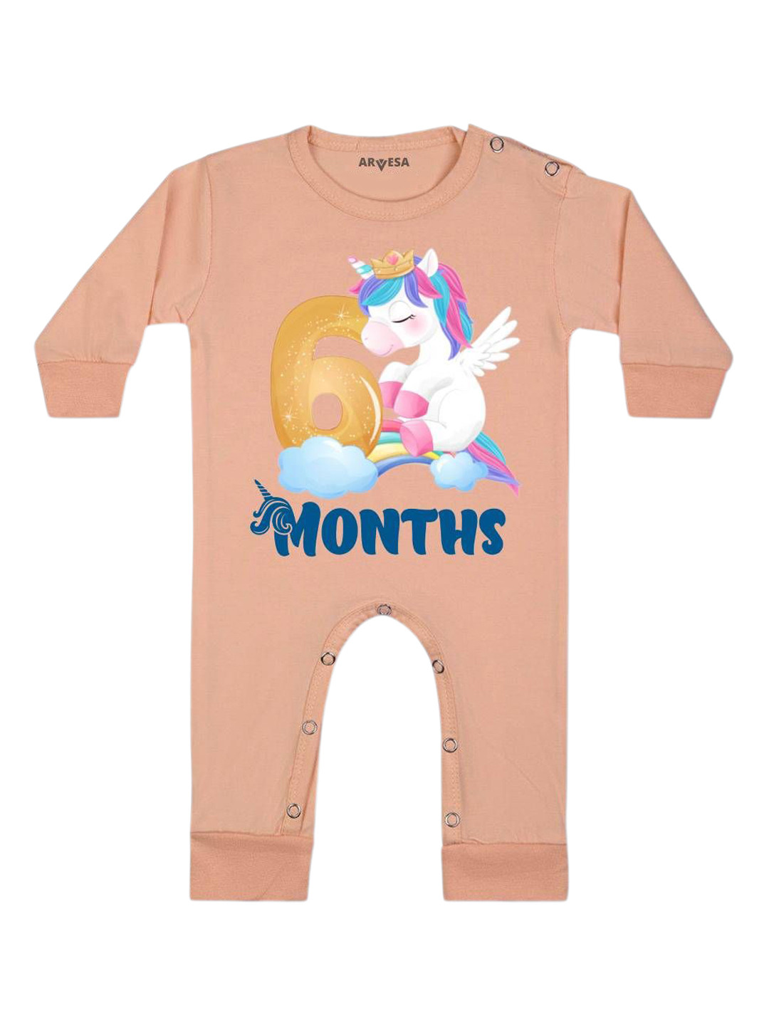 Arvesa 6 Month Printed Bodysuit