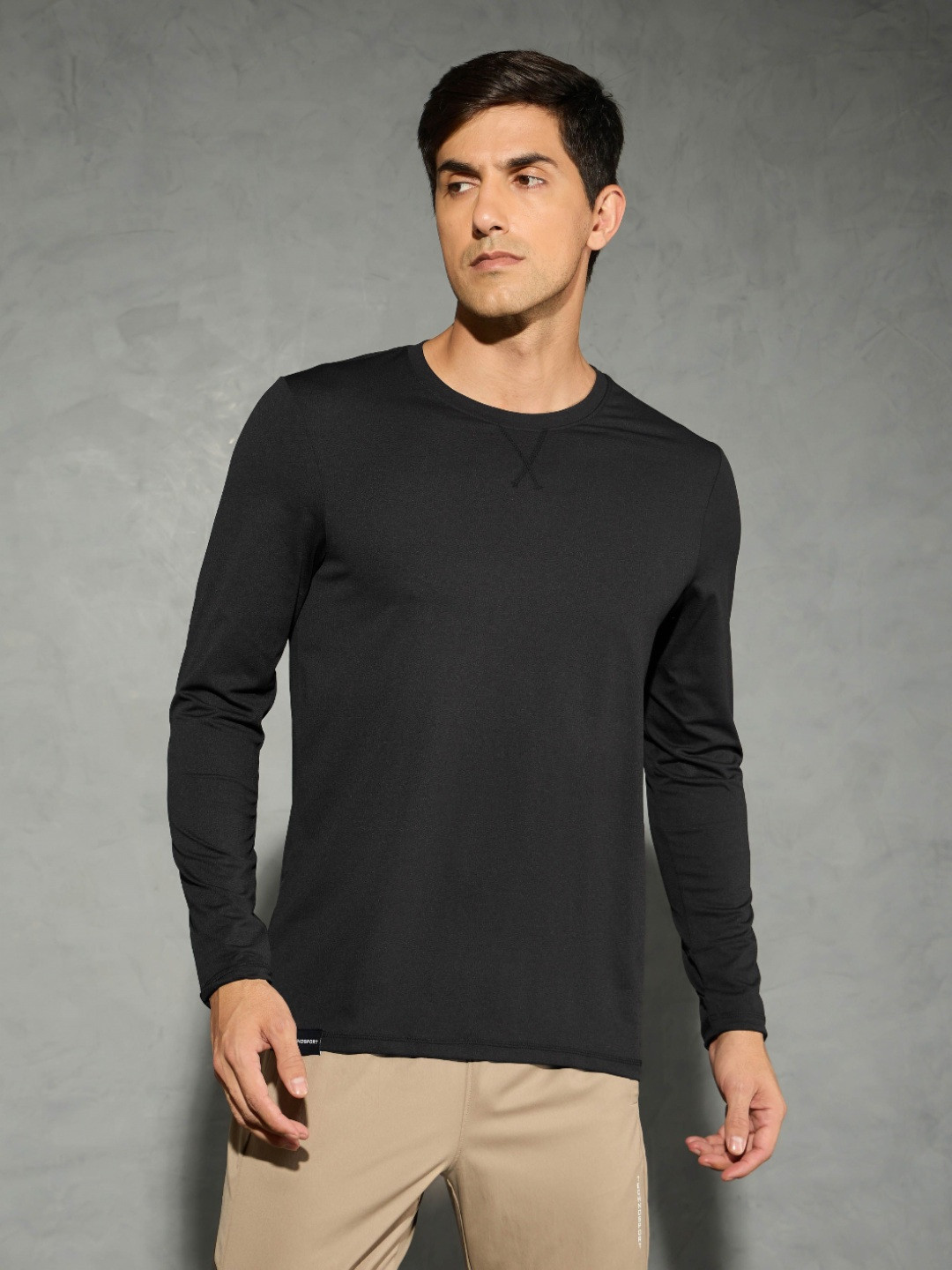 Technosport Round Neck Antimicrobial Slim Fit T-shirt With Cotflex Technology
