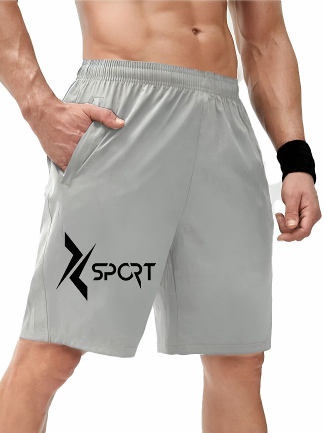 3Colors Men Low-Rise Running Sports Shorts