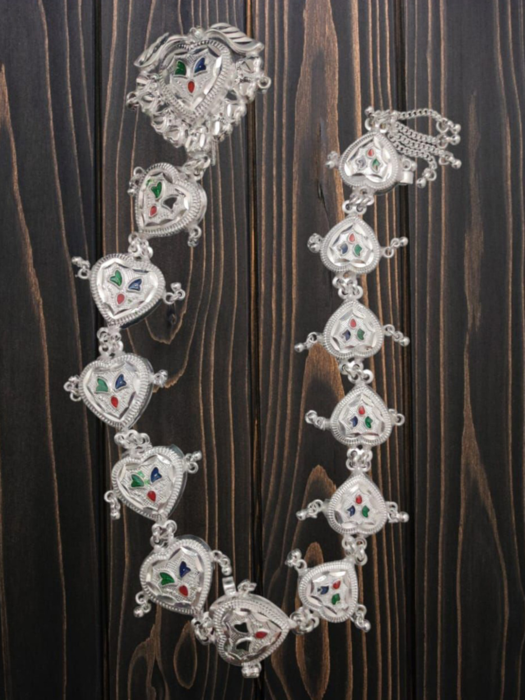 Jaynen Silver-Plated Matha Patti Head Jewellery