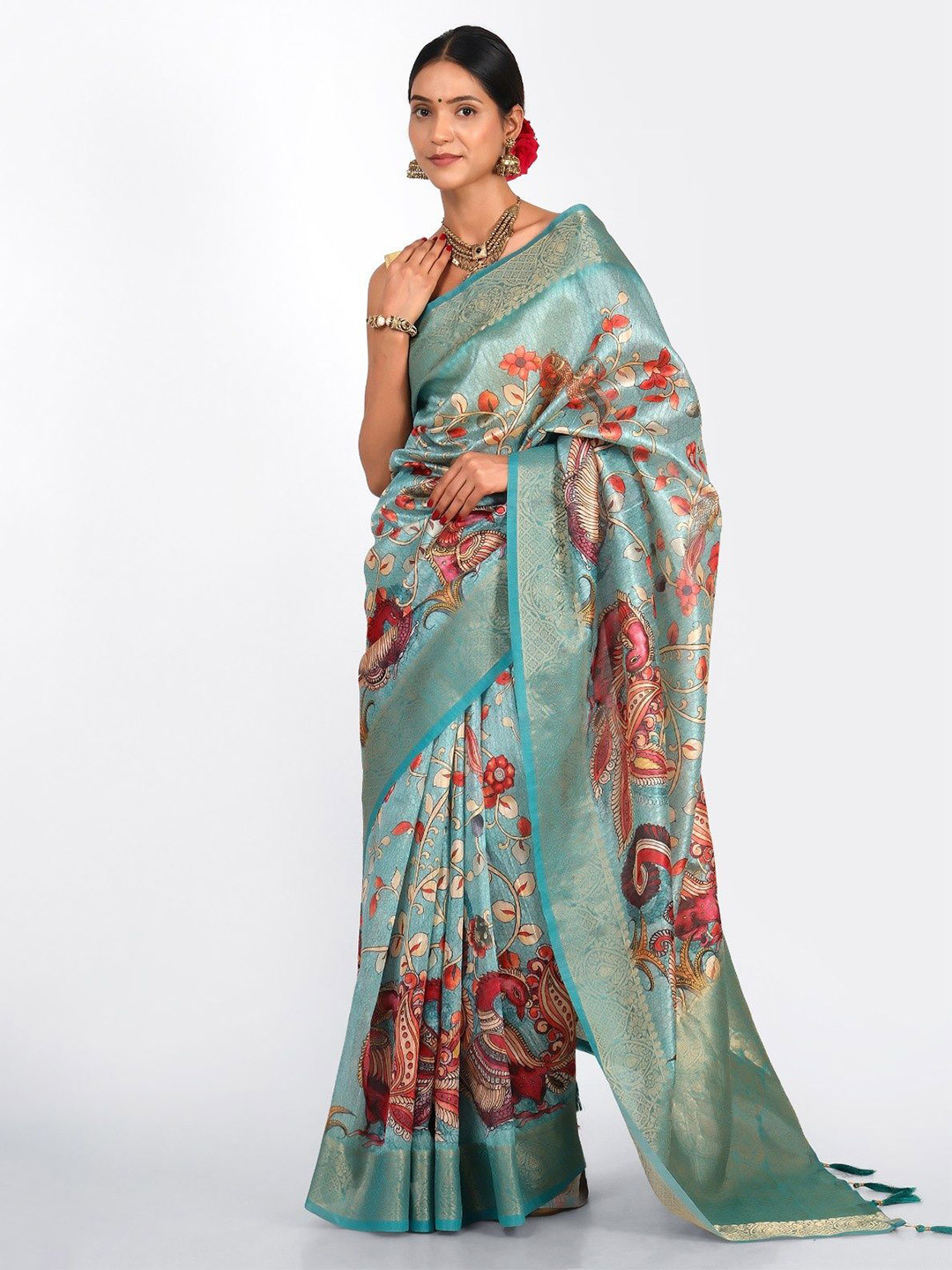 Seona Couture Woven Design Zari Art Silk Patola Saree