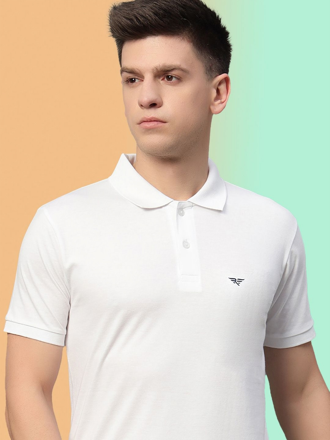 RISS Polo Collar Regular Fit T-shirt