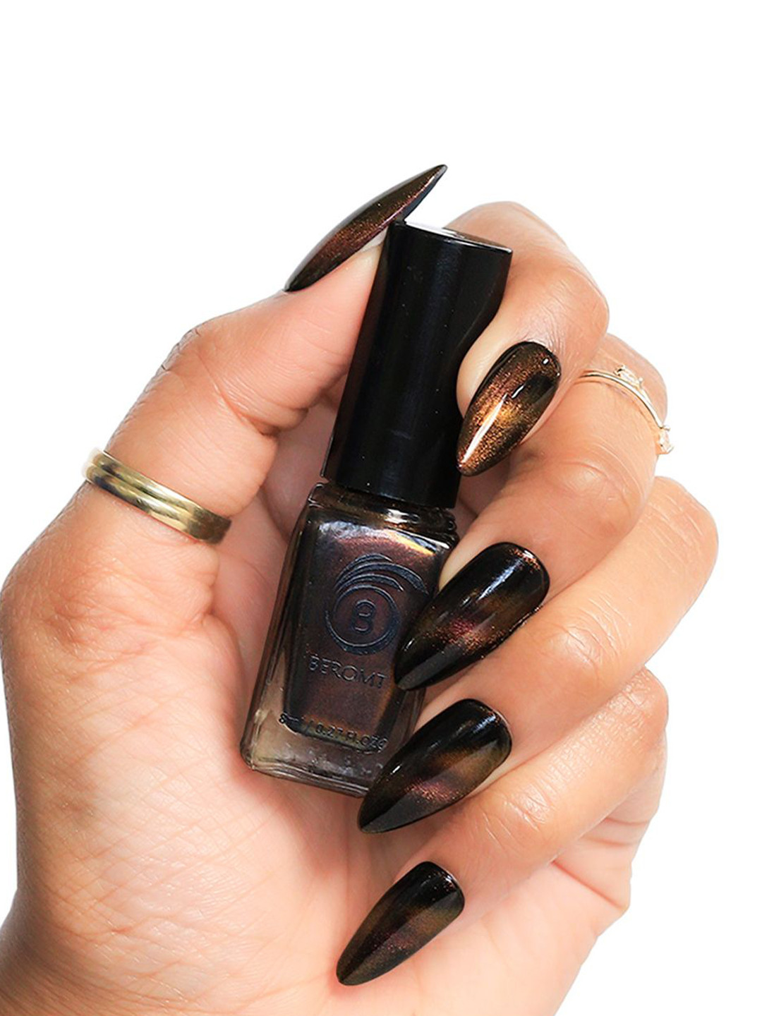 BEROMT Magnetic Cat Eye Quick Dry Nail Polish 8 ml - BNP416 - Gold