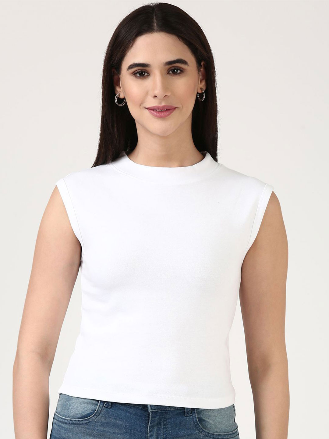 FILMODE Women Cotton Fitted Top