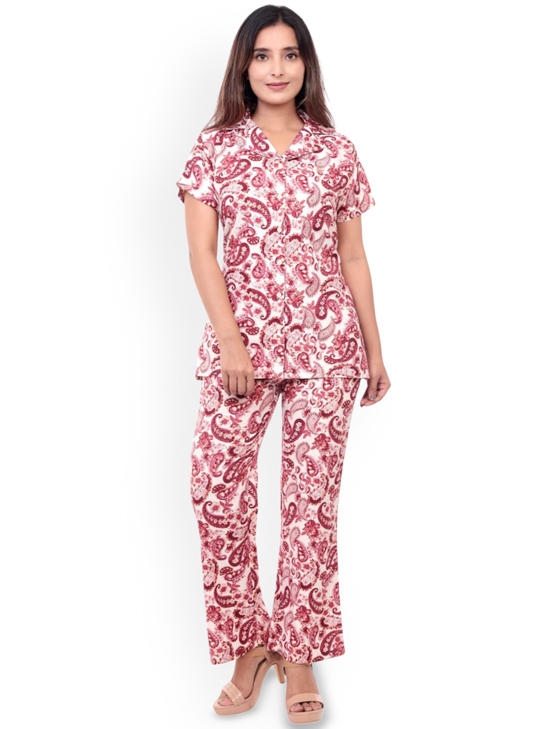CLINT Printed Shirt & Trousers Co-Ord Set