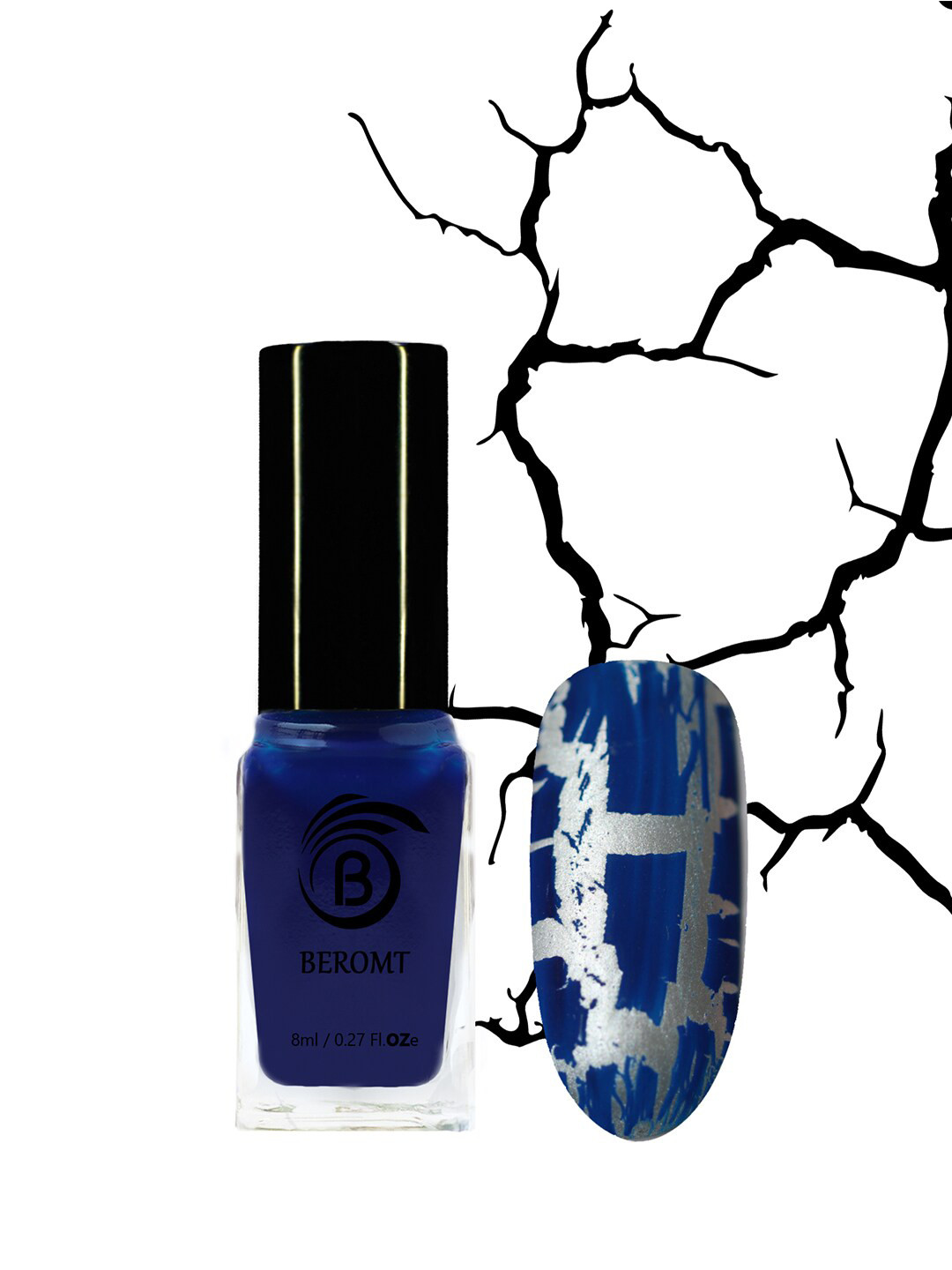 BEROMT Crackle Nail Polish-9003, 8ml