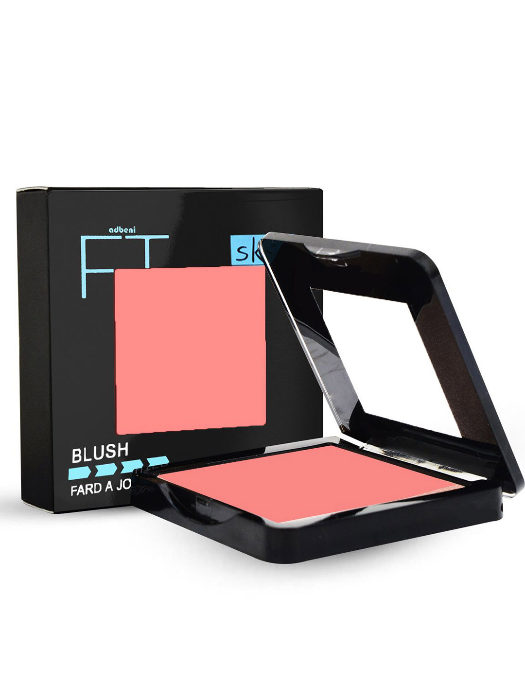 Adbeni Color & Strokes Fit Skin Blush With Vitamin E - Rose Pink 01