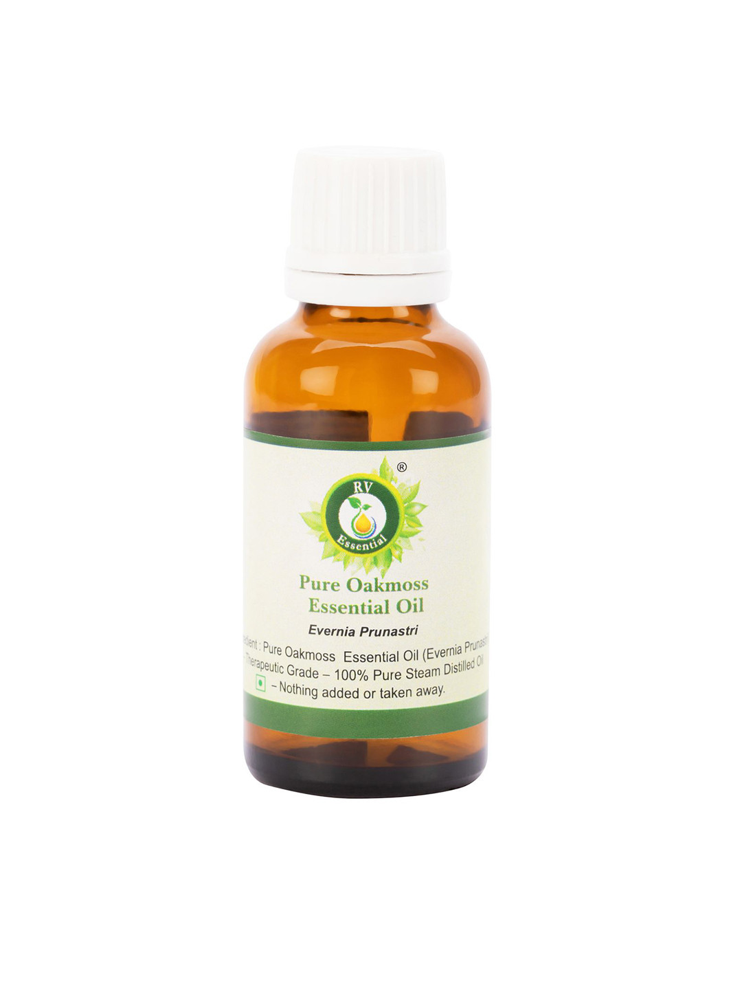 R V Essential Pure Oakmoss Alcohol Free Essential Oil - 15 ml