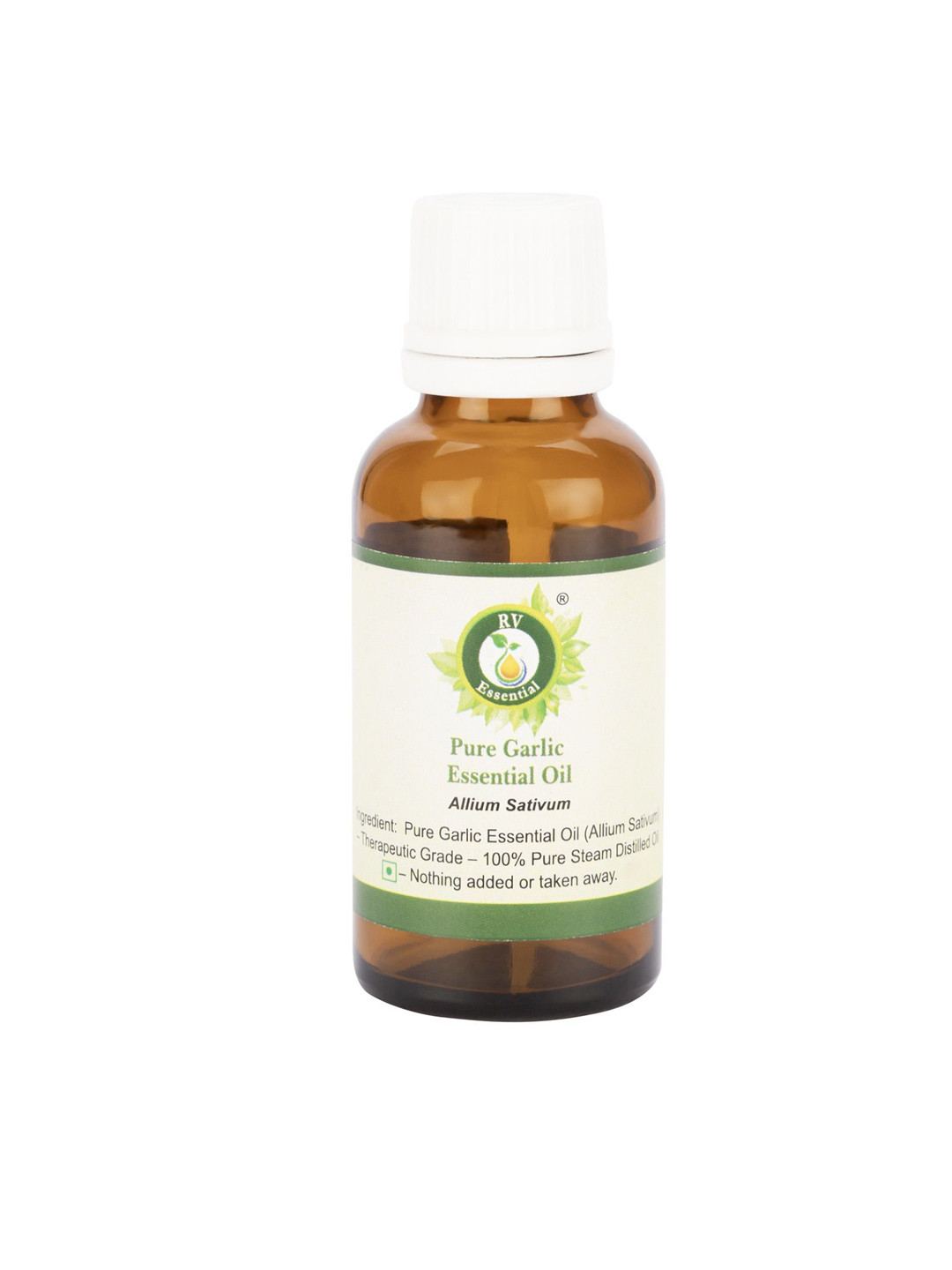 R V Essential Pure Garlic Alcohol Essential Oil - 10 ml