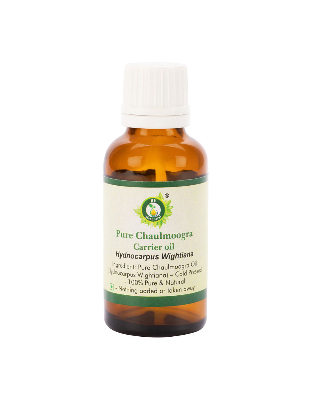 R V Essential Pure Chaulmoogra Carrier Oil- 100 ml