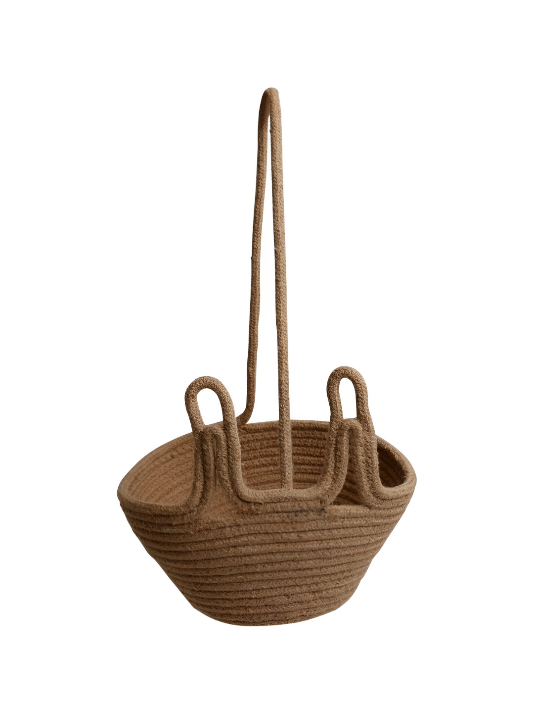 Ariya Storage Basket Brown Cotton Blend Multipurpose Toy Organizer