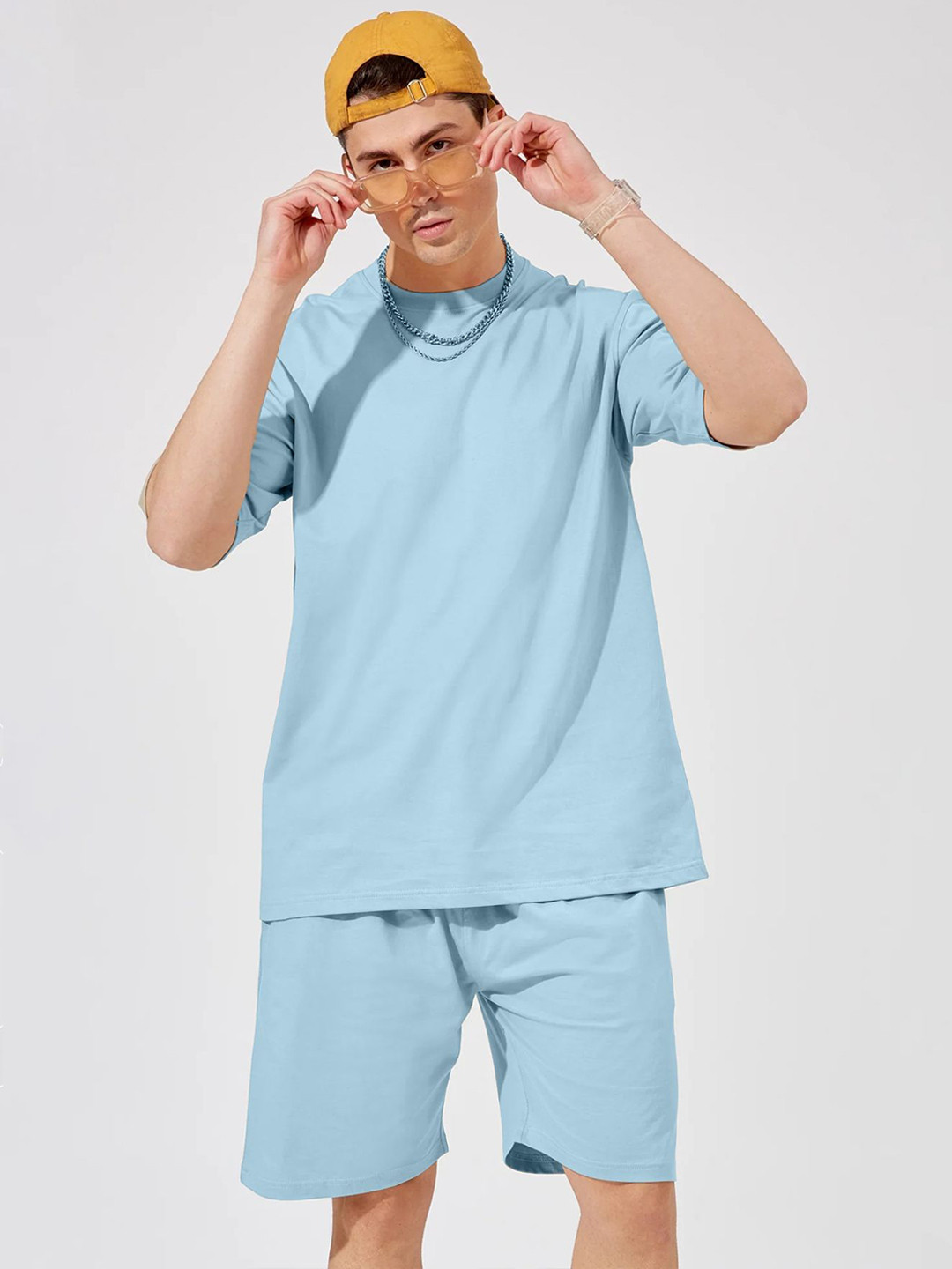 UpClothing Oversized Fit T-Shirt With Shorts Co-Ords