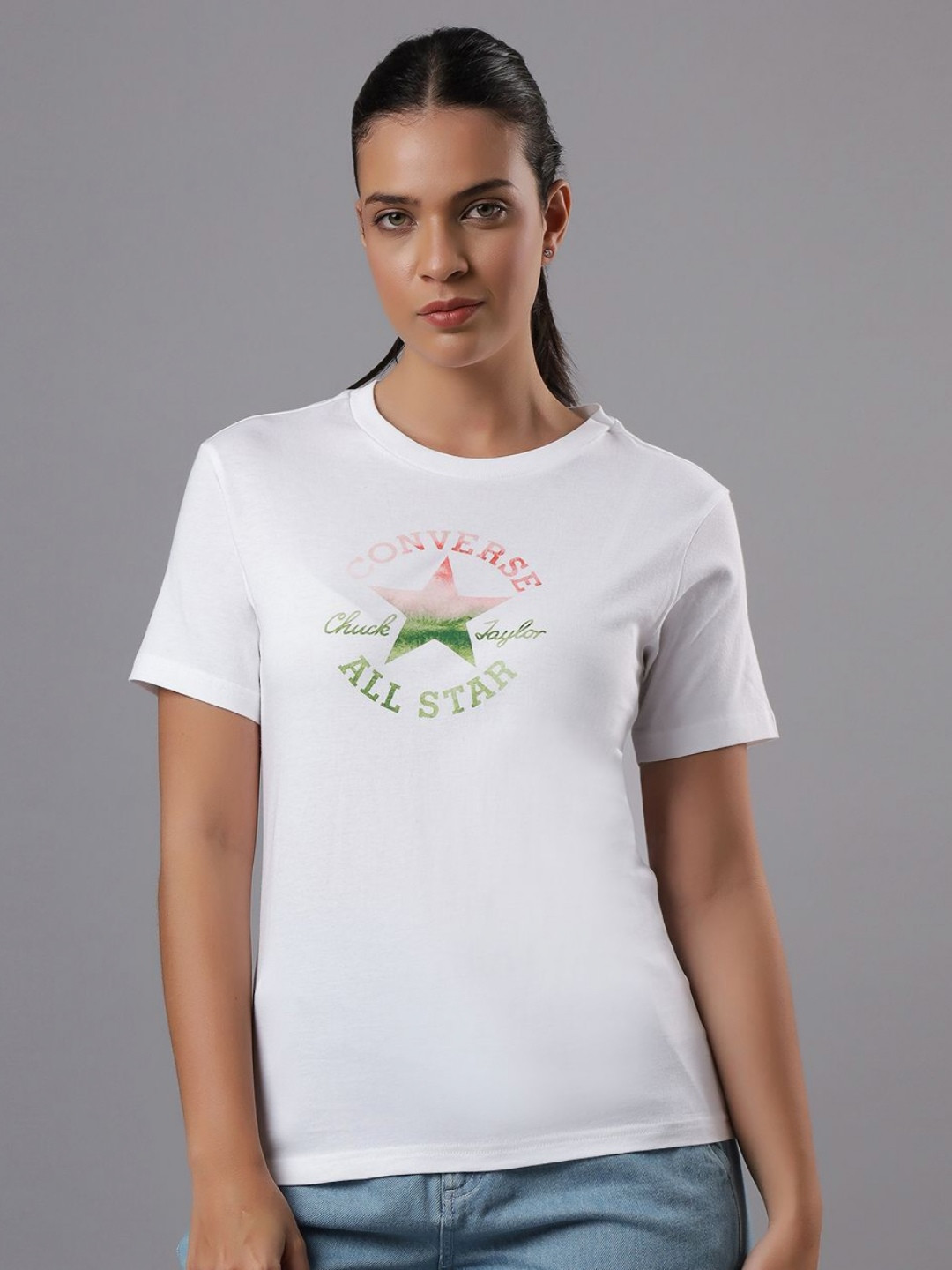 Converse Women Watercolor Chuck Taylor Cotton T-Shirt