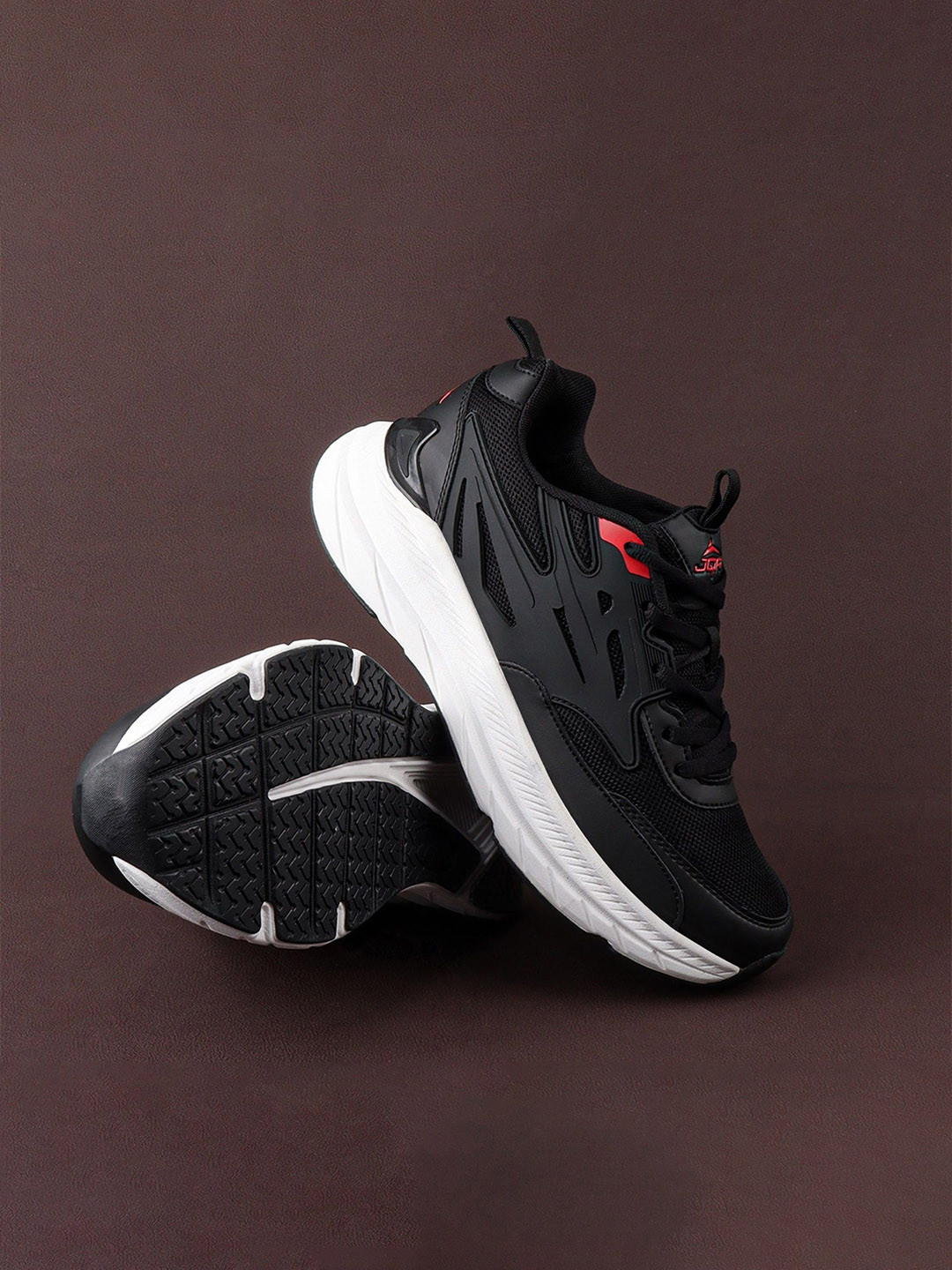 JQR Men RUBICON Black Running Shoes