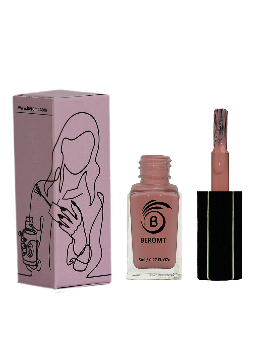 BEROMT Solid Twist Vegan Fast-Dry High Gloss Gel Nail Polish - Shade 7043