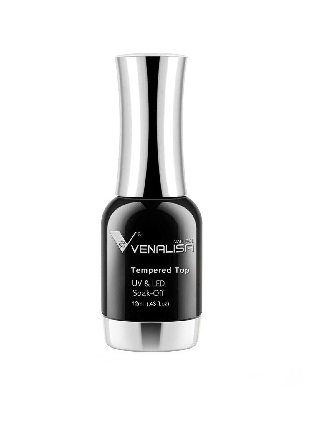 VENALISA Tempered Top UV & LED Soak Off Gel Polish 12 ml - Transparent