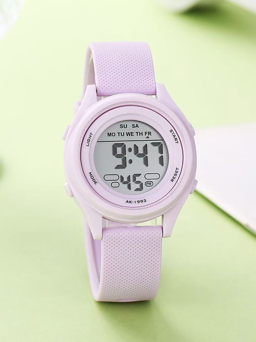 ON TIME OCTUS Women Printed Dial & Straps Reset Time Digital Watch DIGITAL-027 PURPLE