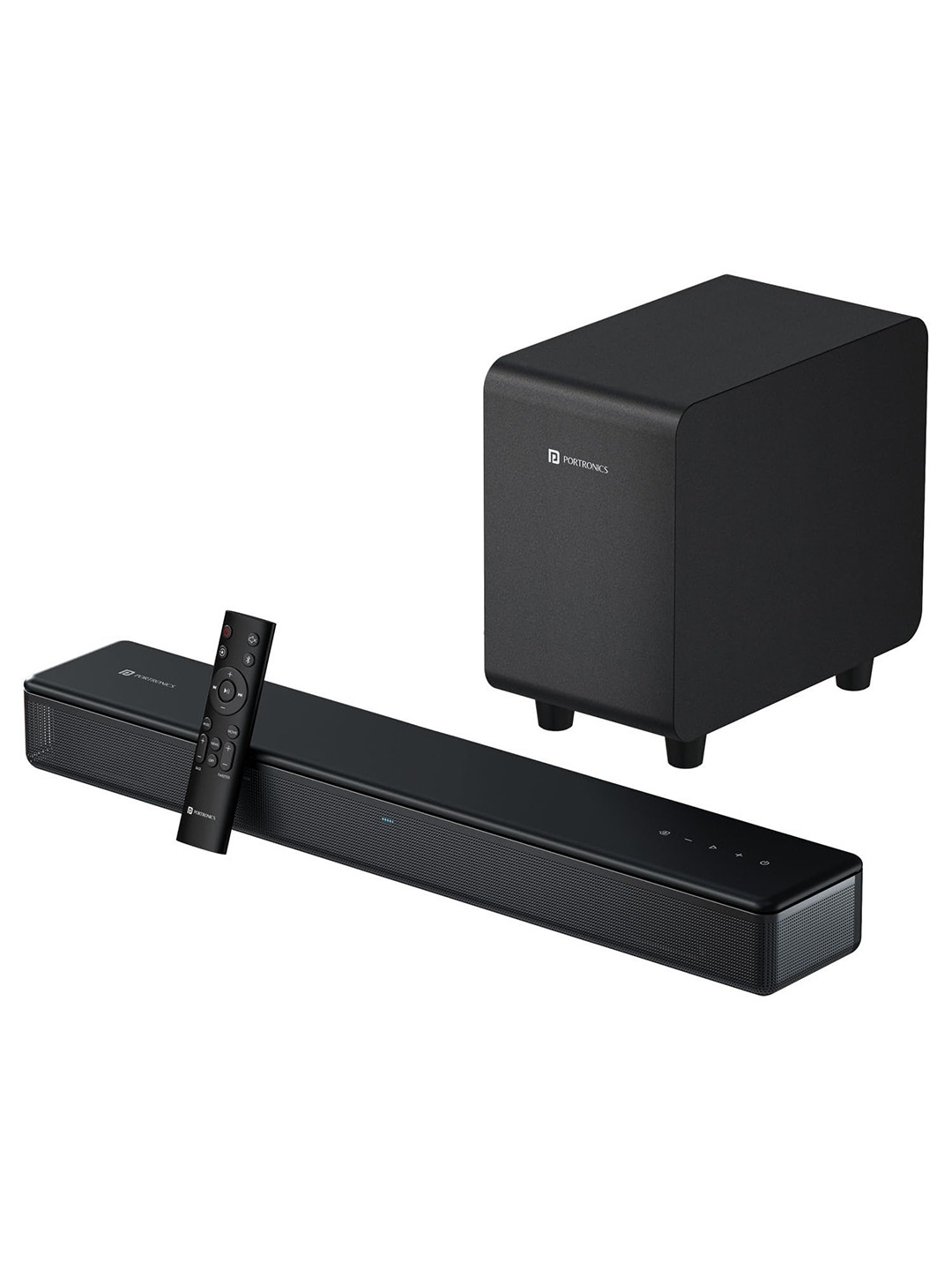 Portronics Sound Slick Bluetooth Soundbar With Wired Subwoofer