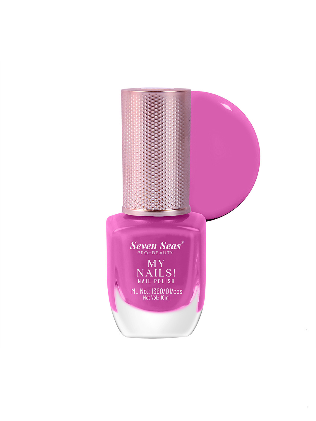 Seven Seas My Nails Pro-Beauty Long-Lasting Glossy Nail Polish - 10 ml - Pink 347