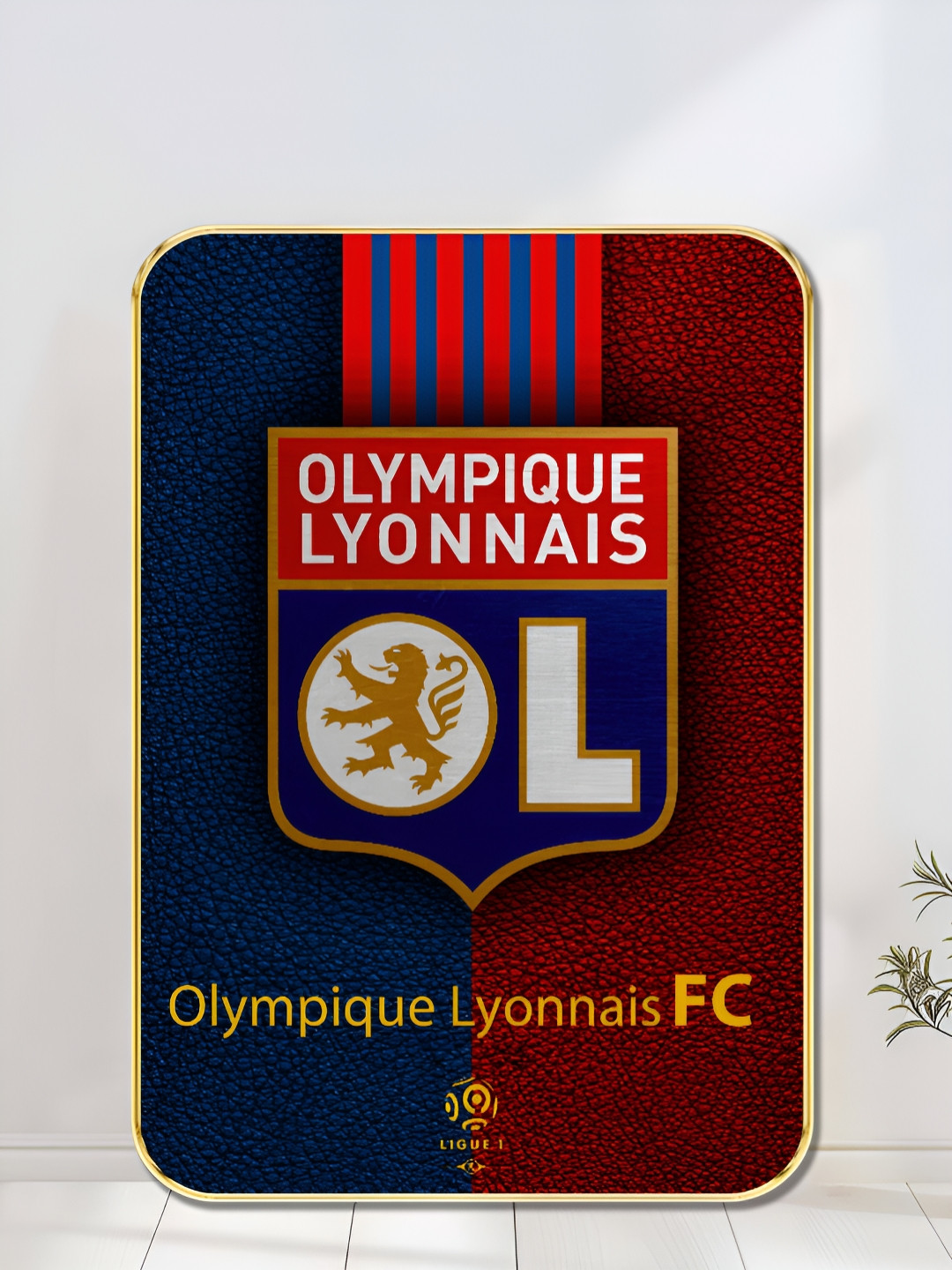 Myntra Elegant Homes Olympique Lyonnais FC Wood Rectangle Paintings Wall Art - 24 x 18 In