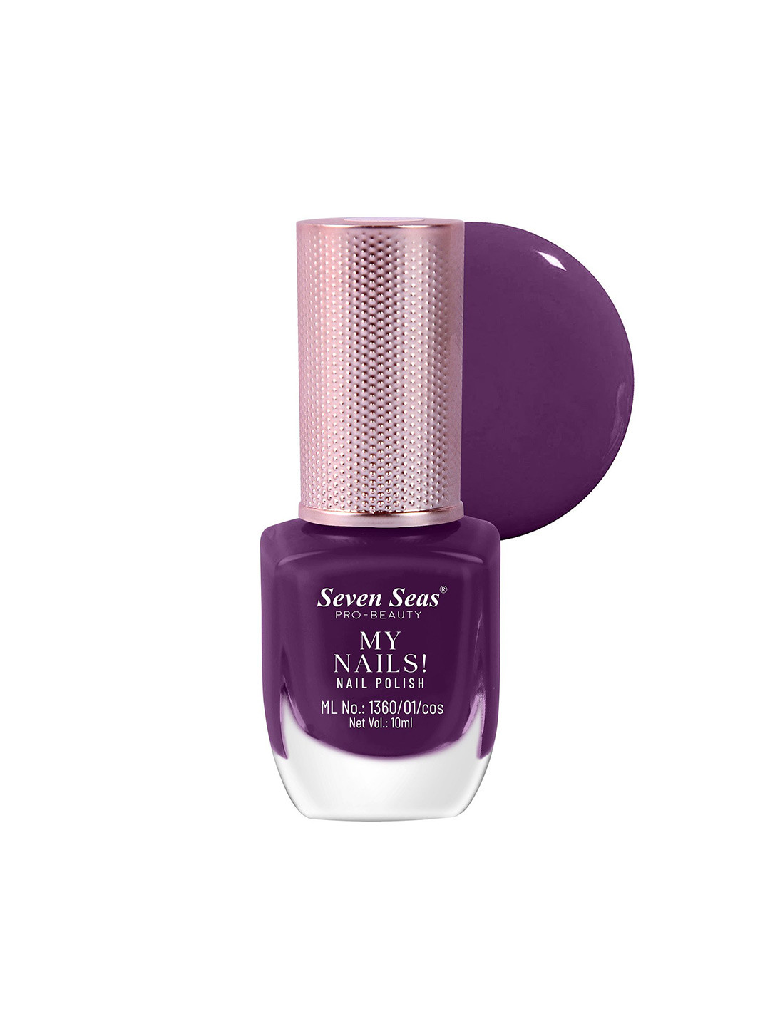 Seven Seas My Nails Long-Lasting Glossy Nail Polish - 10 ml - Shade 223 - Purple