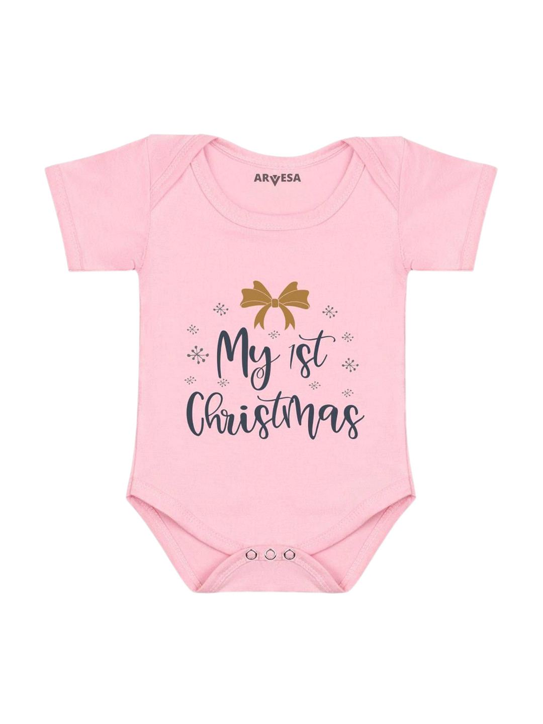 Arvesa My First Christmas  Printed Romper