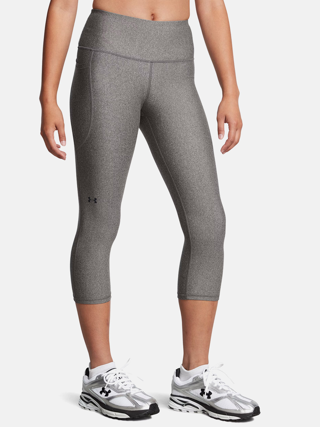 UNDER ARMOUR Women High-Rise Heat Gear Three-Fourth Tech Compression Tights