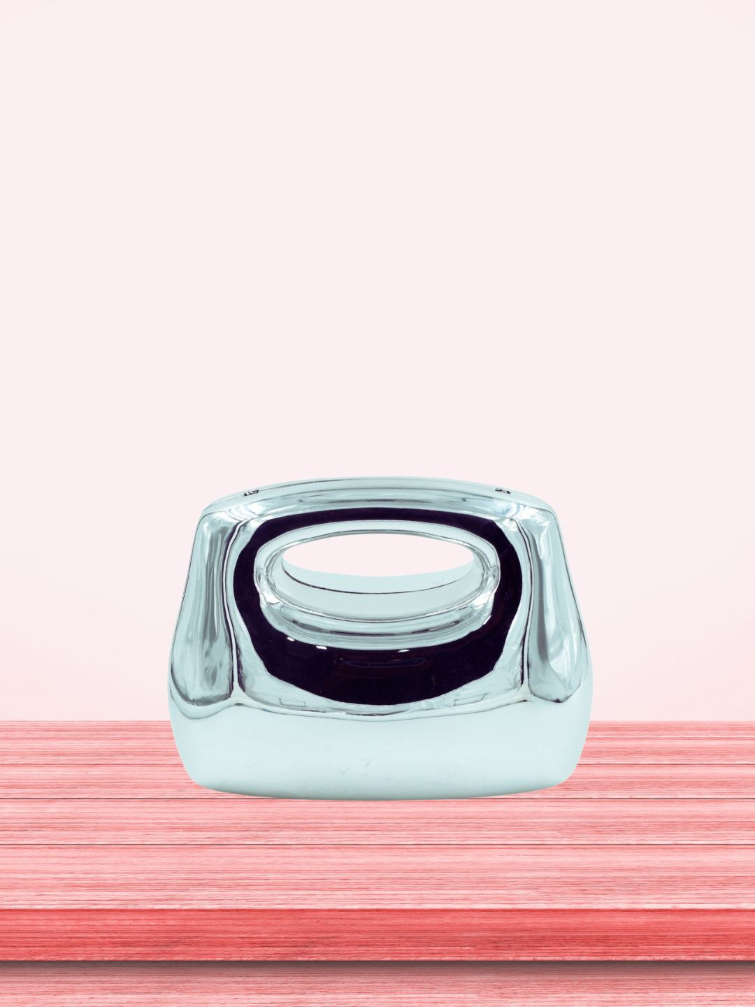 J & C Fashion Arena Box Clutch With Sling Chain