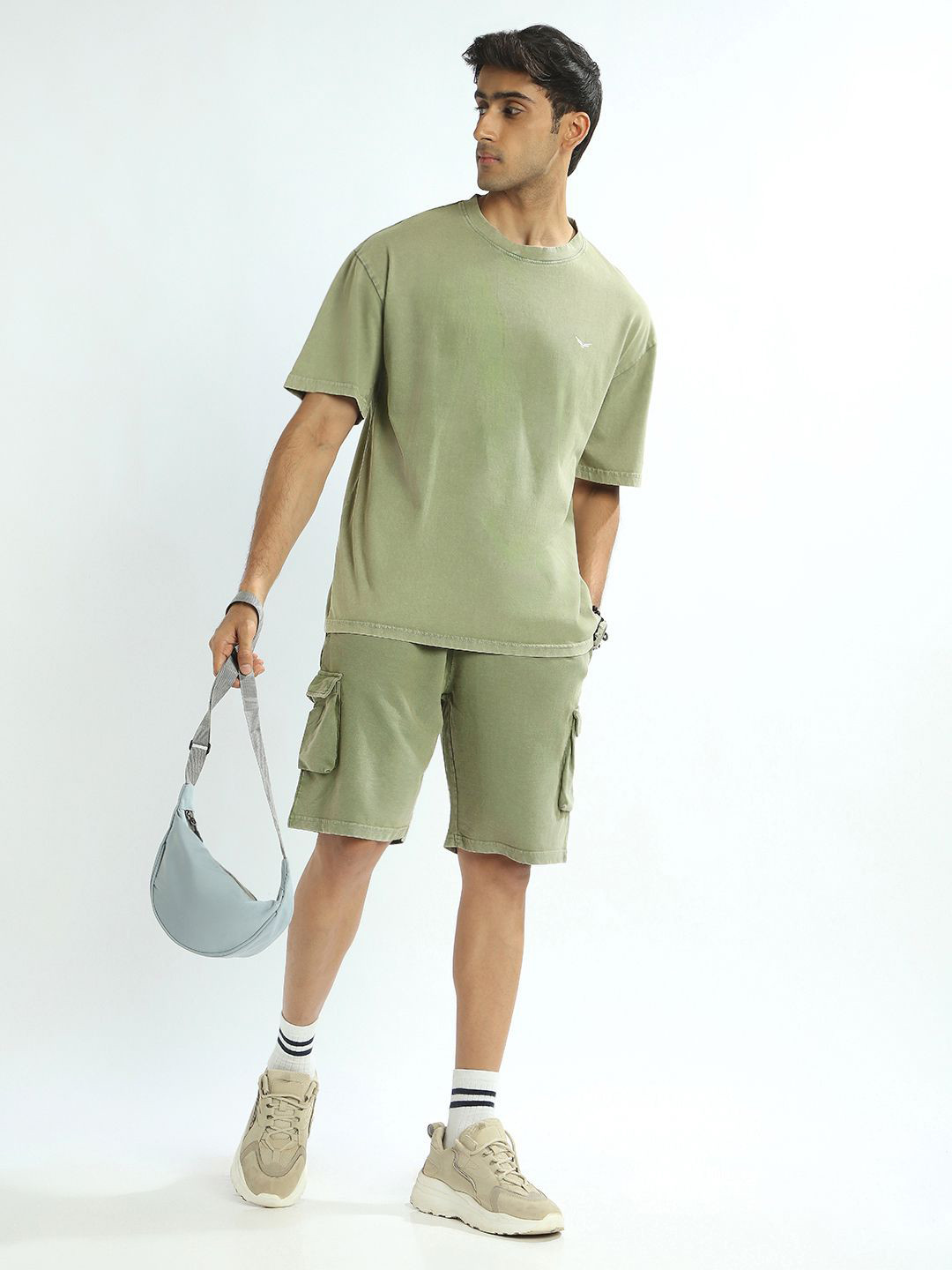 NOBERO Oversized T-Shirts & Cargo Shorts Co-Ords