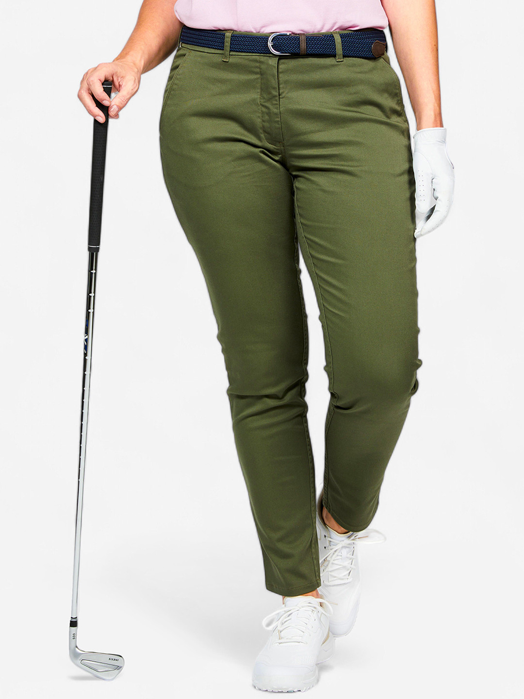 Decathlon INESIS - Women Golf Cotton Slim Fit Chinos