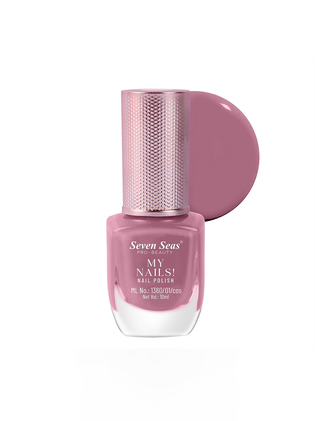 Seven Seas My Nails Long Wearing Matte Nail Polish - 10 ml - Shade 346 - Pink