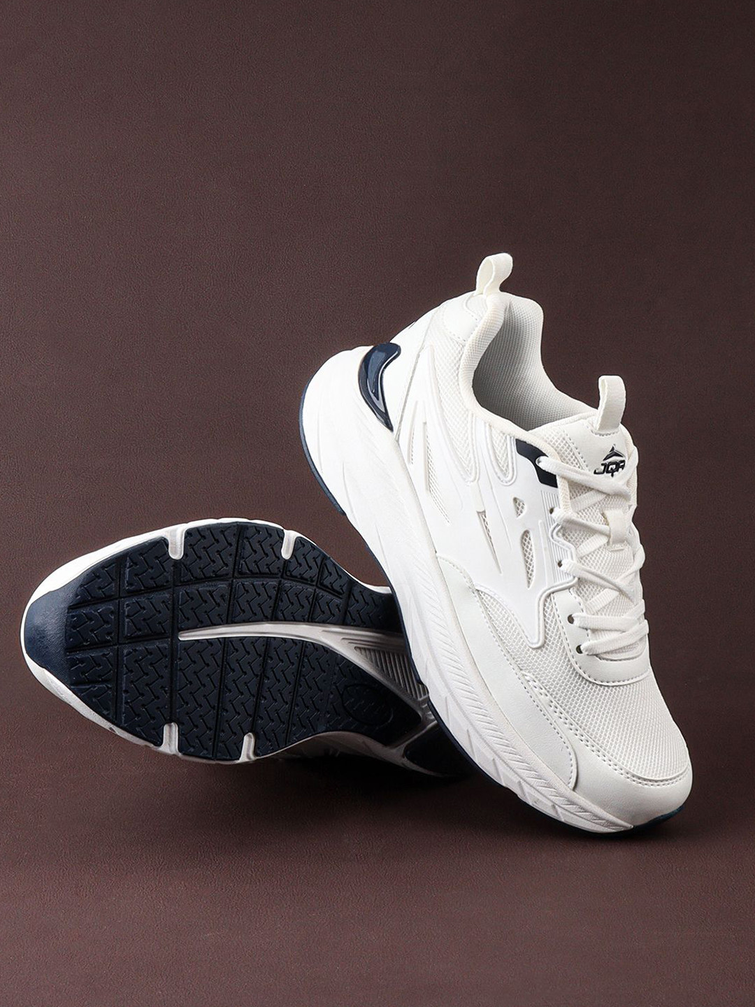 JQR Men RUBICON White Running Shoes