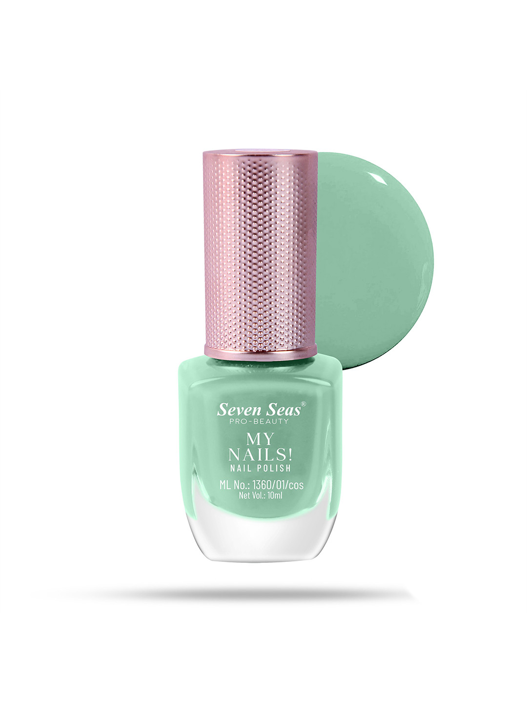 Seven Seas My Nails Long-Lasting Glossy Nail Polish - 10 ml - Shade 312 - Green