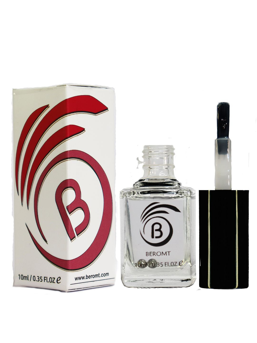 BEROMT Nail Care Glossy Quick Dry Matte Top Coat - 10 ml - Nude BNP104