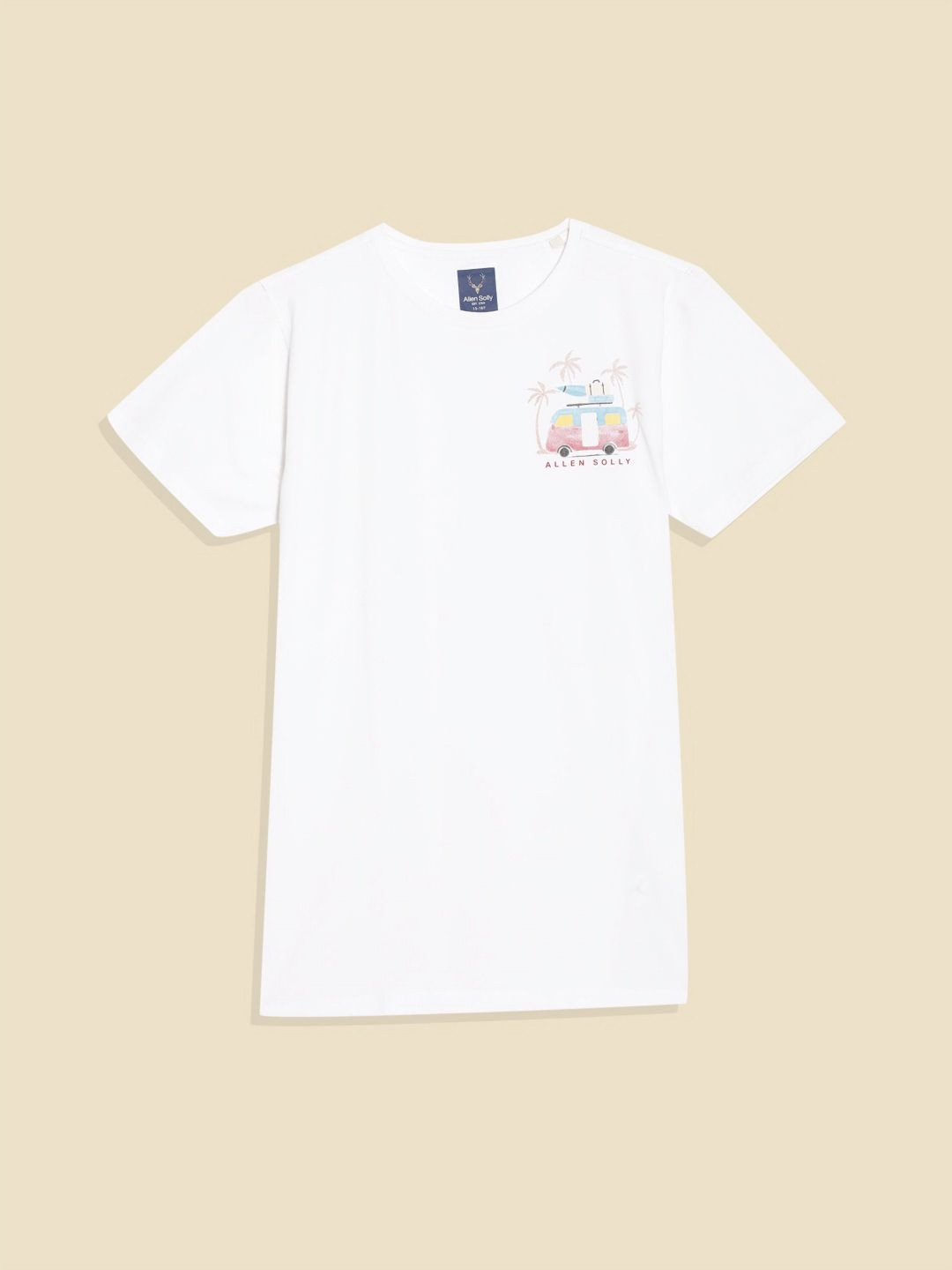 Allen Solly Junior Boys Typography Printed Round Neck Regular Sleeves T-Shirt