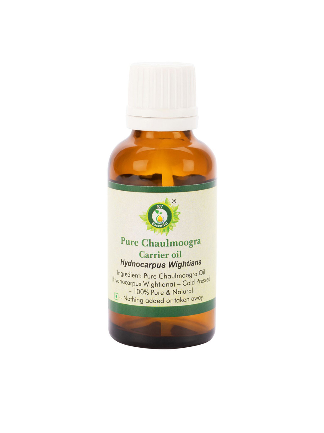 R V Essential Pure Chaulmoogra Carrier Oil - 30 ml